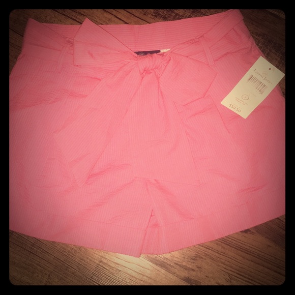 Lauren James Pants - Lauren James Bow Shorts in Rose.